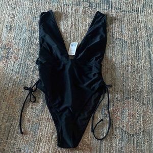 NWT black one piece swimsuit